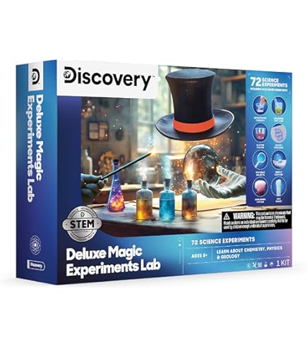 Amazon.com: Discovery™ Big Creepy Science Lab – 65 Experiments